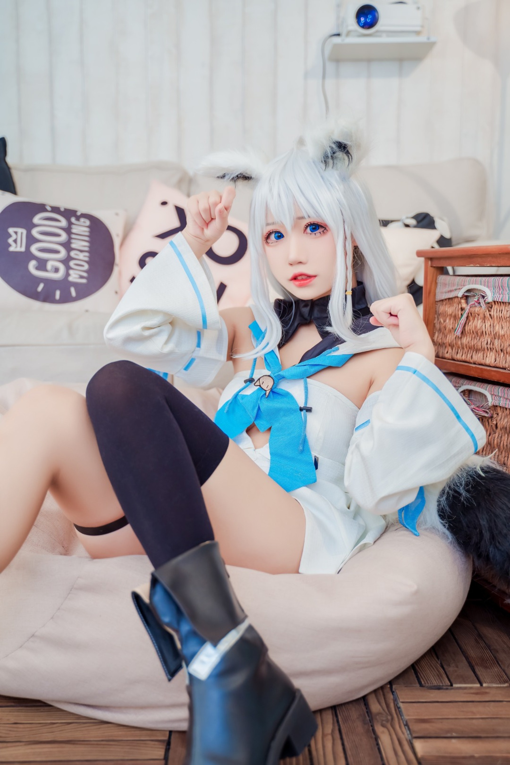 猫君君 - NO.025 _MaoJun  白上吹雪[14P]-XikXak